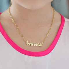 Custom Name Baby Necklace - Personalized Kids Custom Name Necklace