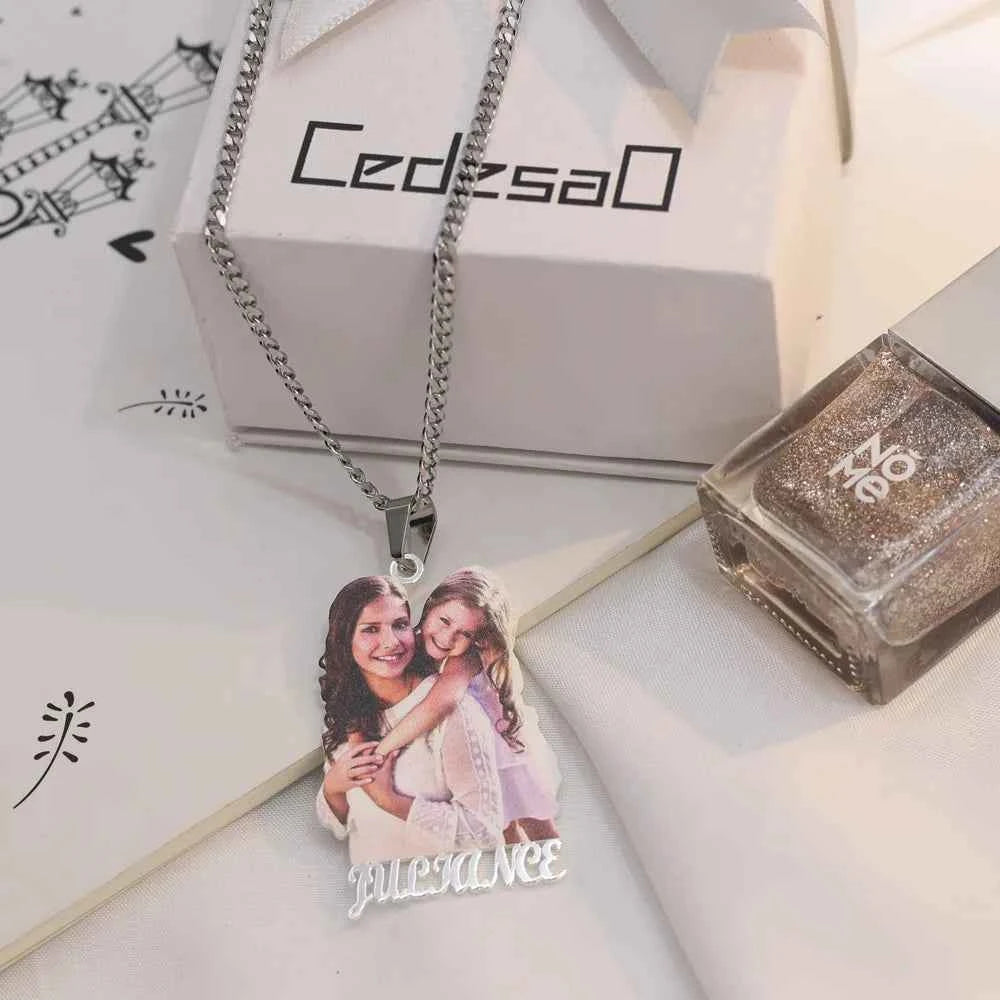 Personalized Cartoon Character Necklace - Custom Name Necklaces