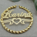 Personalized Twist Hoop Earrings for Women - Hip Hop Style