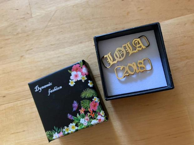Customized Name Shoelace Buckle  Personalized Shoe