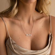 Custom Name Necklace – 18K Gold Plated Gift for Her