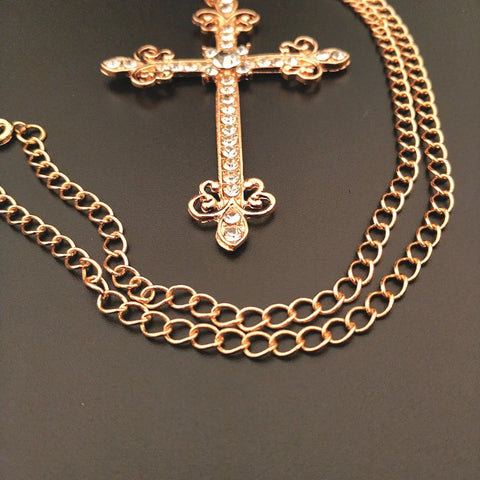 gold crucifix necklace Crucifix Necklaces