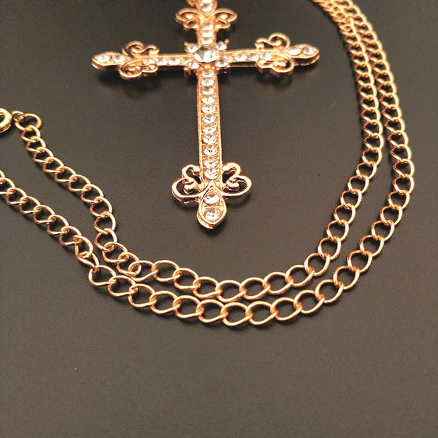 gold crucifix necklace Crucifix Necklaces