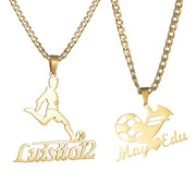 Personalized Name And Cartoon Character Necklaces Pendants