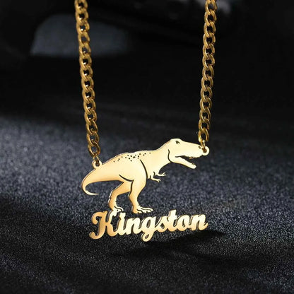 Personalized Name And Cartoon Character Necklaces Pendants