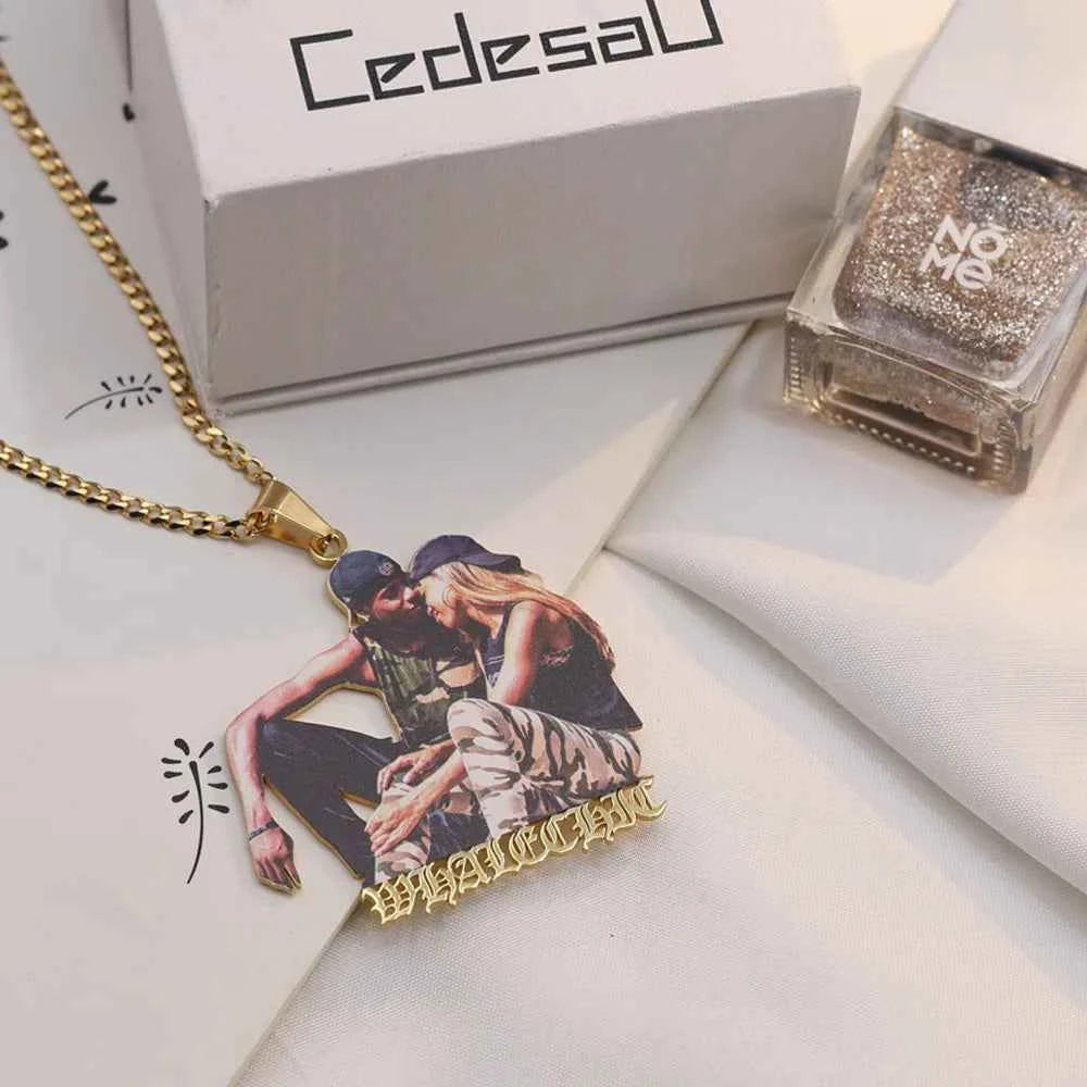 Personalized Cartoon Character Necklace - Custom Name Necklaces
