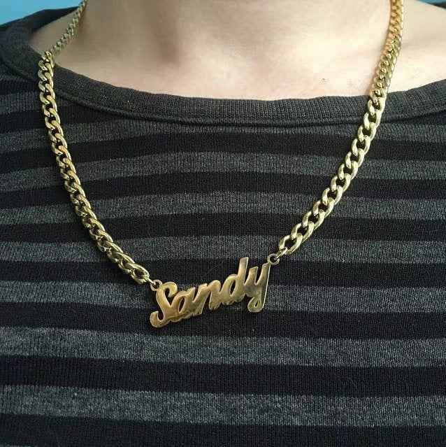 Cuban Chain Name Necklace 5mm Personalized Gifts for Everyone