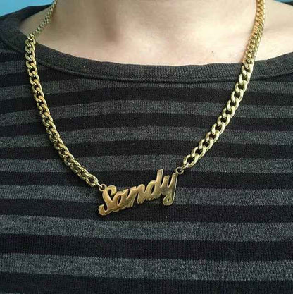 Cuban Chain Name Necklace 5mm Personalized Gifts for Everyone