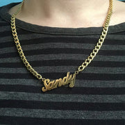 Cuban Chain Name Necklace 5mm Gifts - KN Gifts
