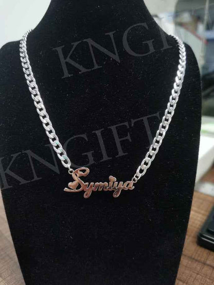 Cuban Chain Name Necklace 5mm Personalized Gifts for Everyone