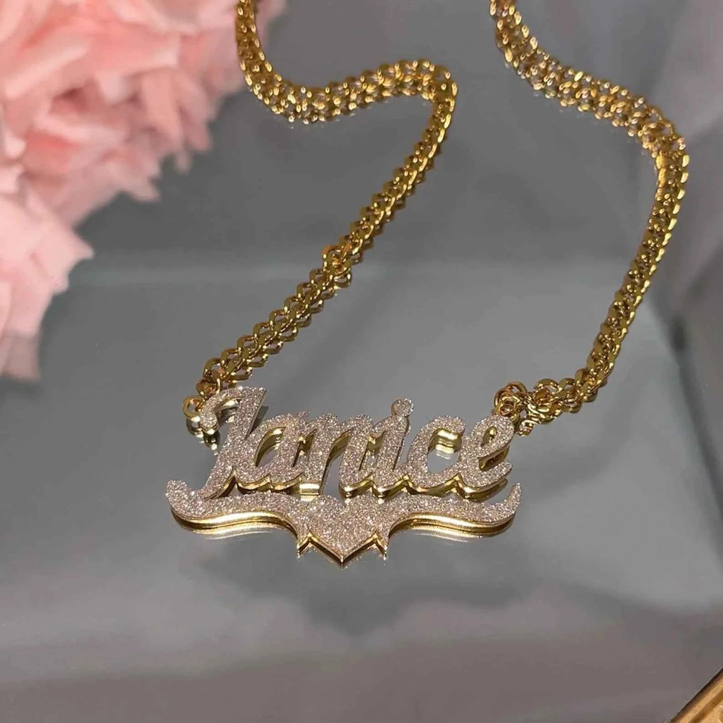 Custom Cuban Chain Necklace - Personalized Name Jewelry Statement