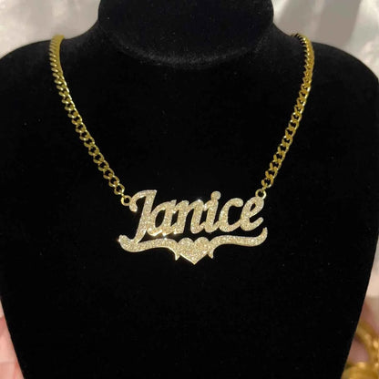 Custom Cuban Chain Necklace - Personalized Name Jewelry Statement