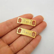 Custom Engraved Shoe Buckle Personalized Shoelace Charm - KN Gifts