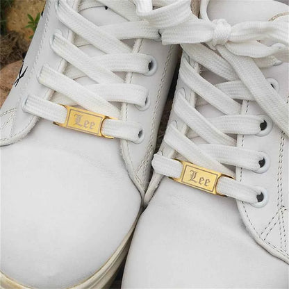 Custom Engraved Shoe Buckle Personalized Shoelace Charm for Unique Footwear