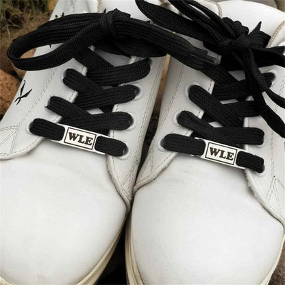 Custom Engraved Shoe Buckle Personalized Shoelace Charm for Unique Footwear